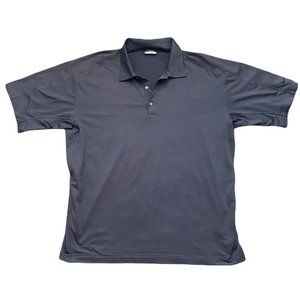 Nike Golf Men's size L Shirt Polo Gray Short Sleeve FitDry Embroidered